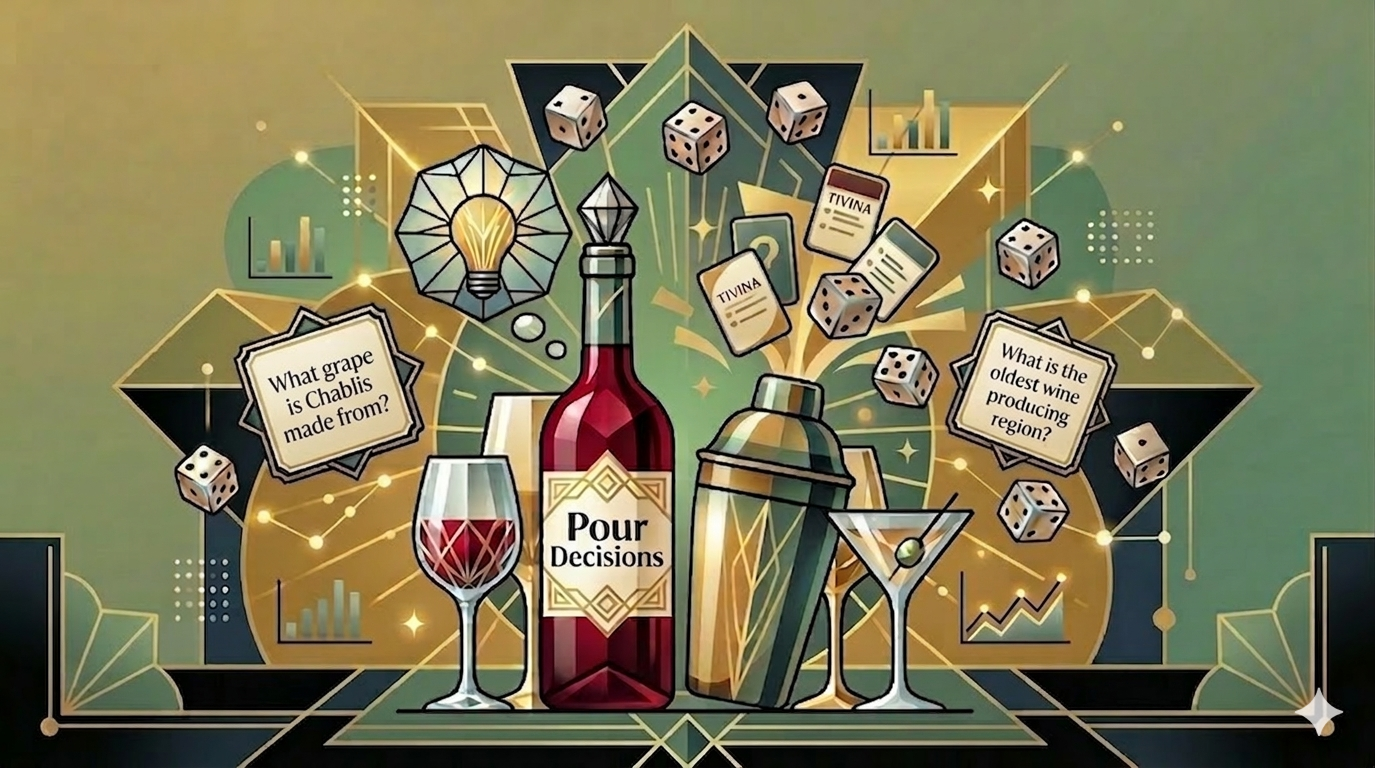 Pour Decisions - Wine & Spirits Trivia Game